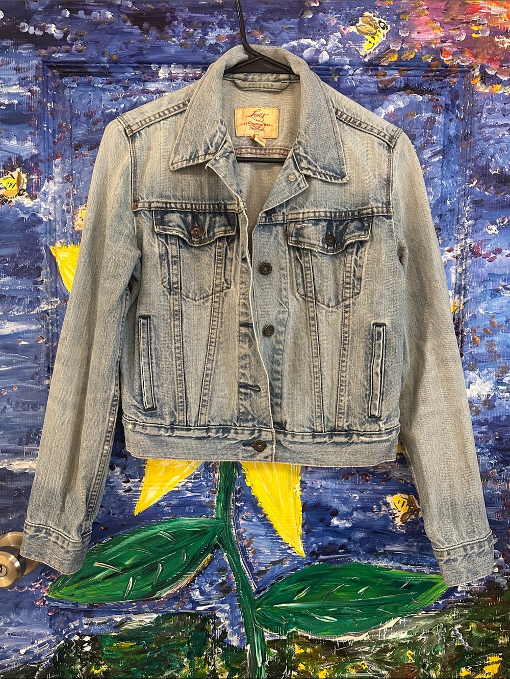 Levi’s Distressed Women’s Denim Jacket - Classic Trucker Style